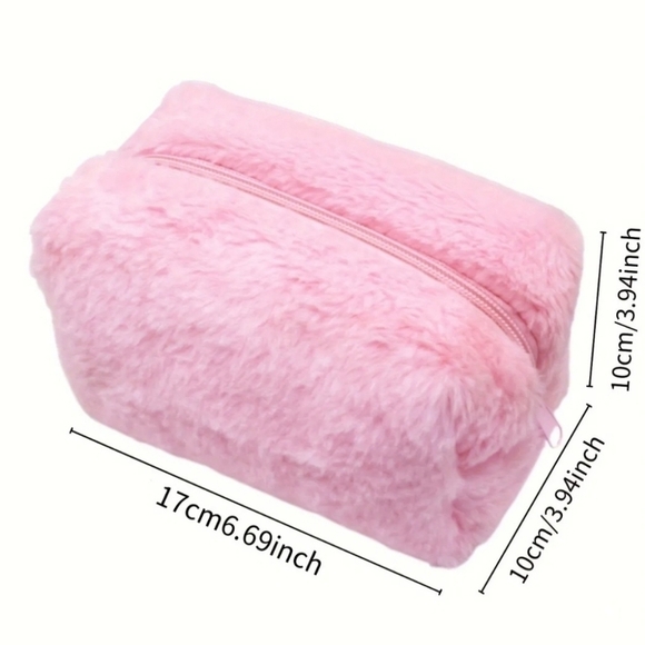 Plush Cosmetic Makeup Bag - Picture 7 of 10